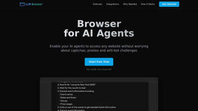 LLM Browser - AI tool for AI Assistants