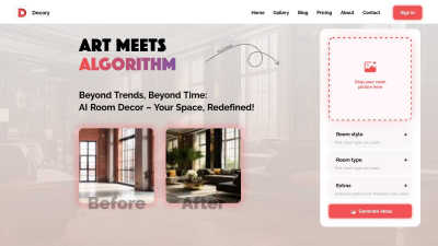 Decory - AI tool for Content Creation
