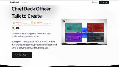 DeckSpeed - AI tool for Productivity & Management