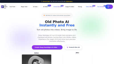Deep Nostalgia AI - AI tool for AI Assistants