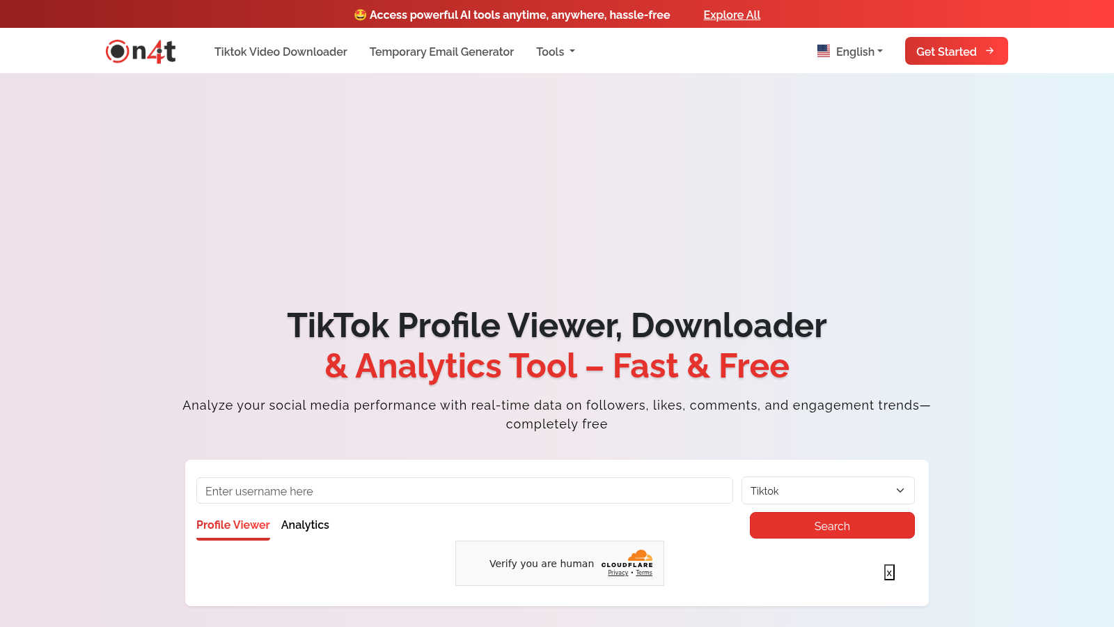ON4T application interface and features