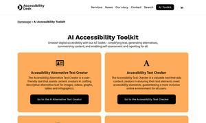 Accessibility Desk Website