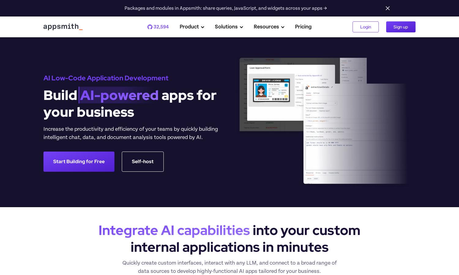 Appsmith Website