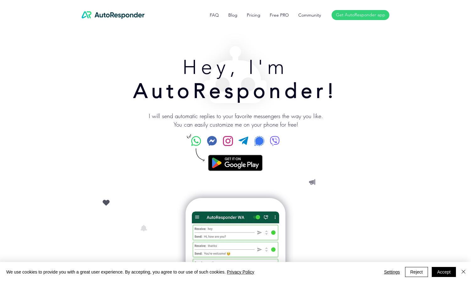 AutoResponder.ai Website