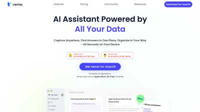 remio AI Note Taker - AI tool for AI Assistants