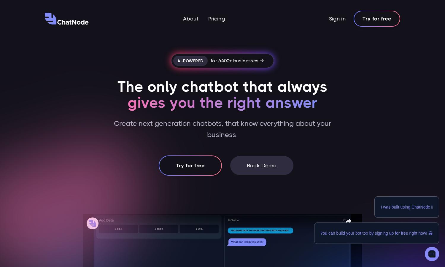 ChatNode Website