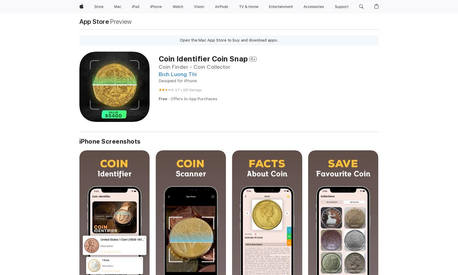 Coin Identifier Coin Snap Website