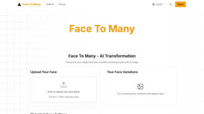 Face To Many - AI tool for Content Creation