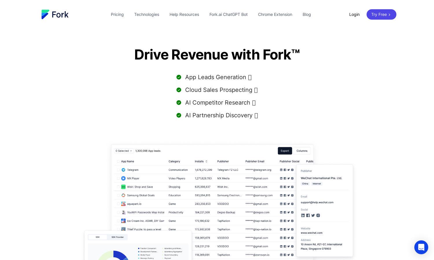 Fork.ai Website