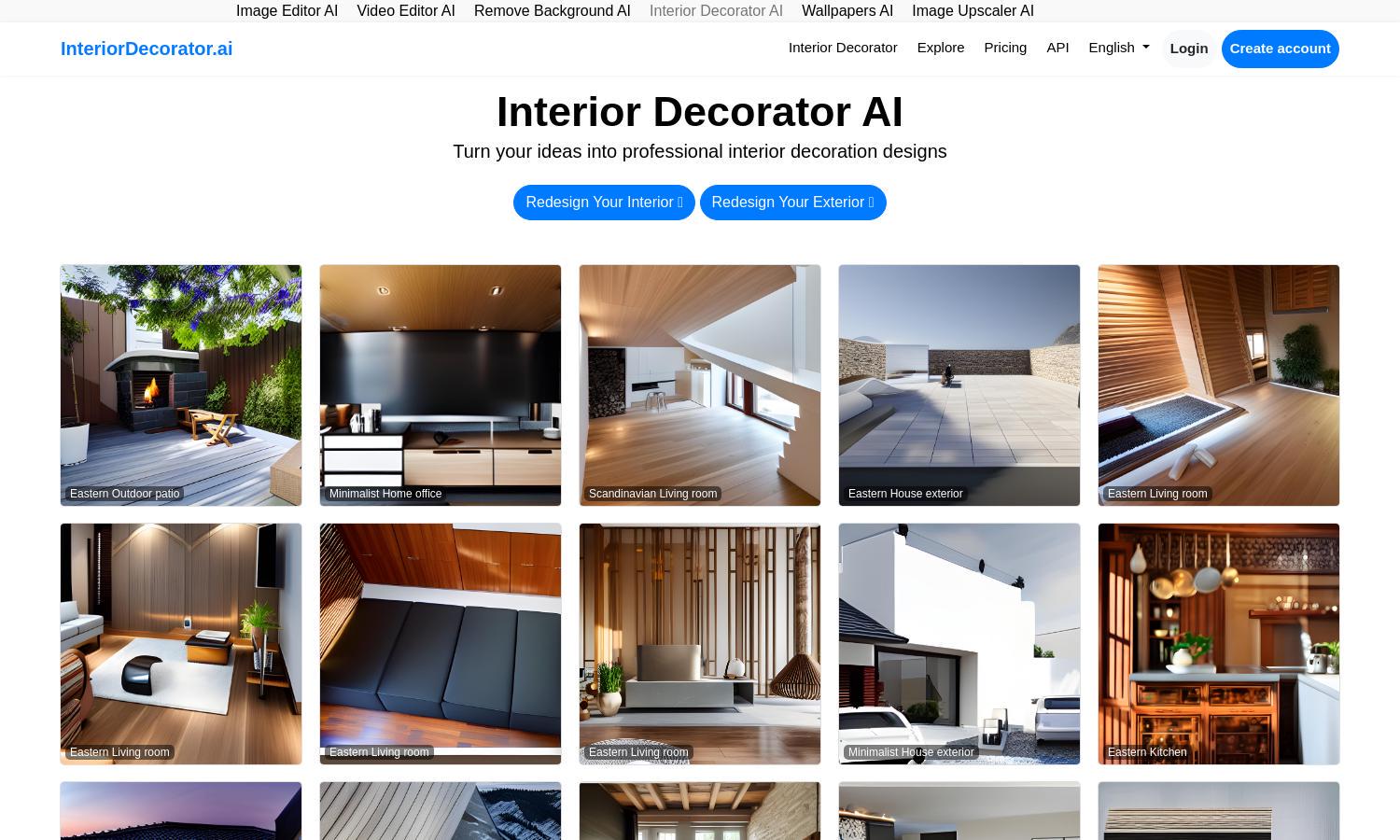 InteriorDecorator.ai Website