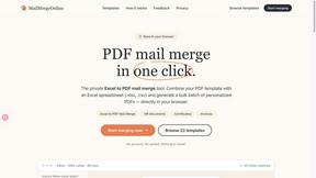 PDF Mail Merge - AI tool for Productivity & Management