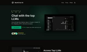MultiChat AI Website