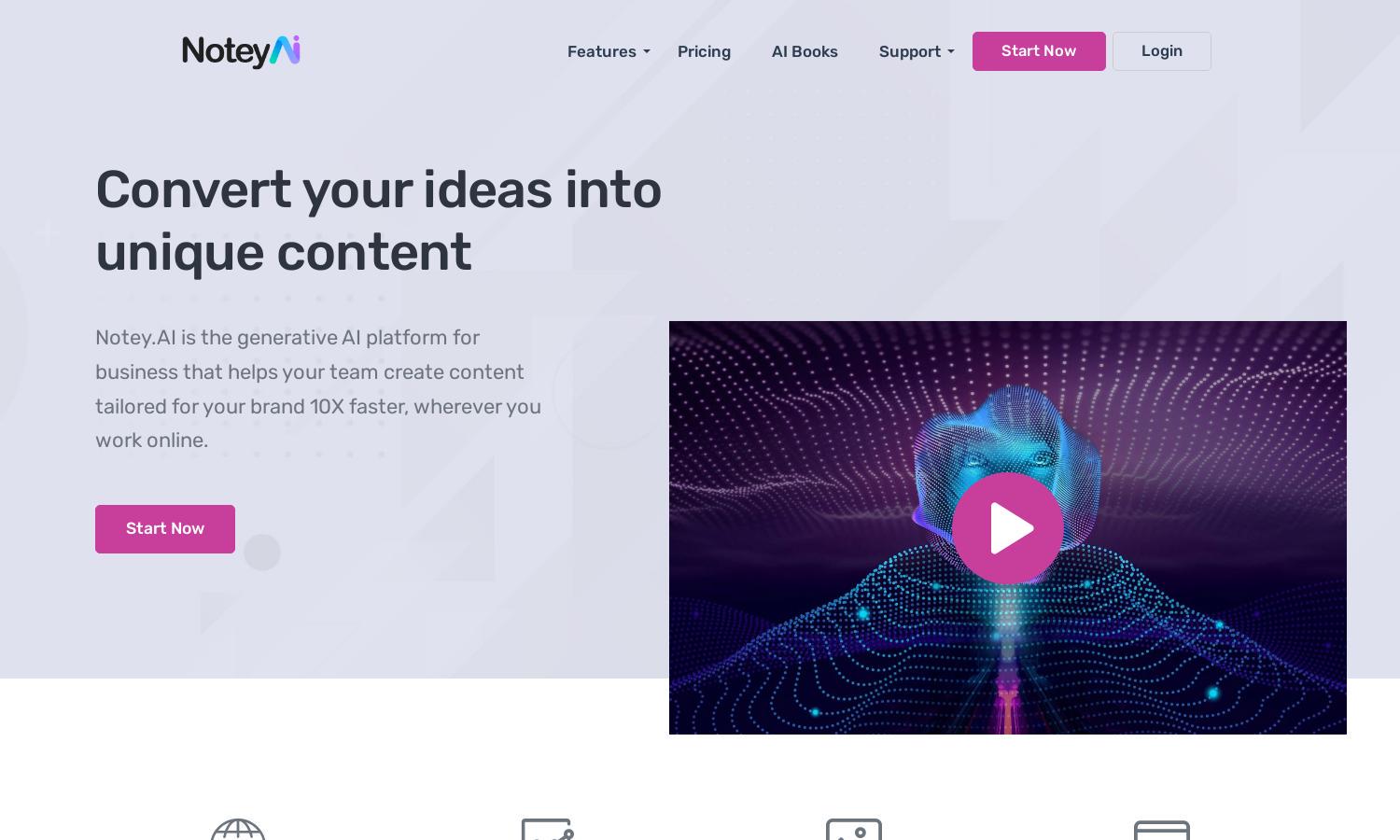 Notey.AI Website