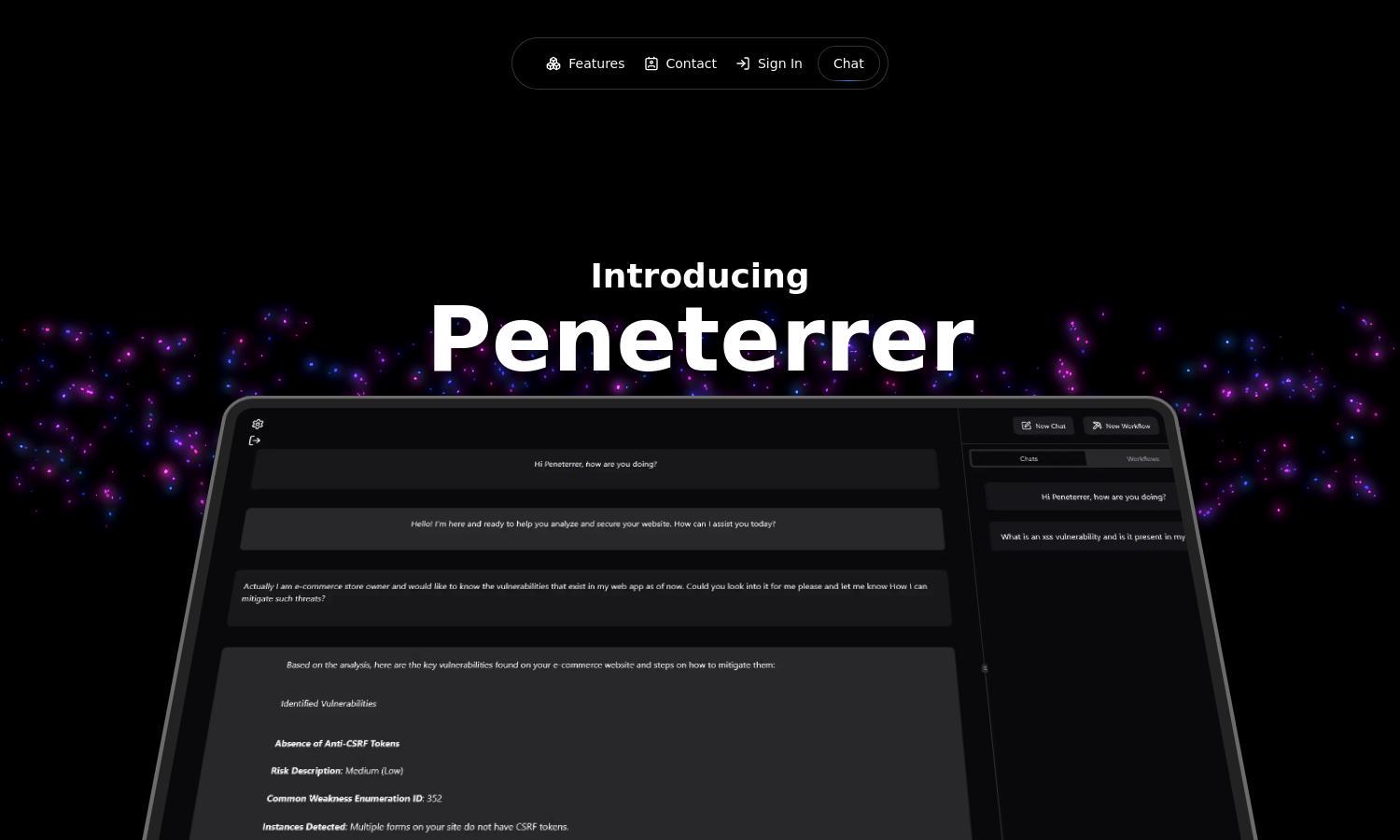 Peneterrer Website