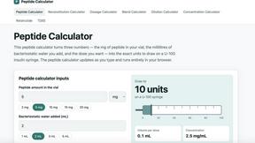 Peptide Calculator Pro