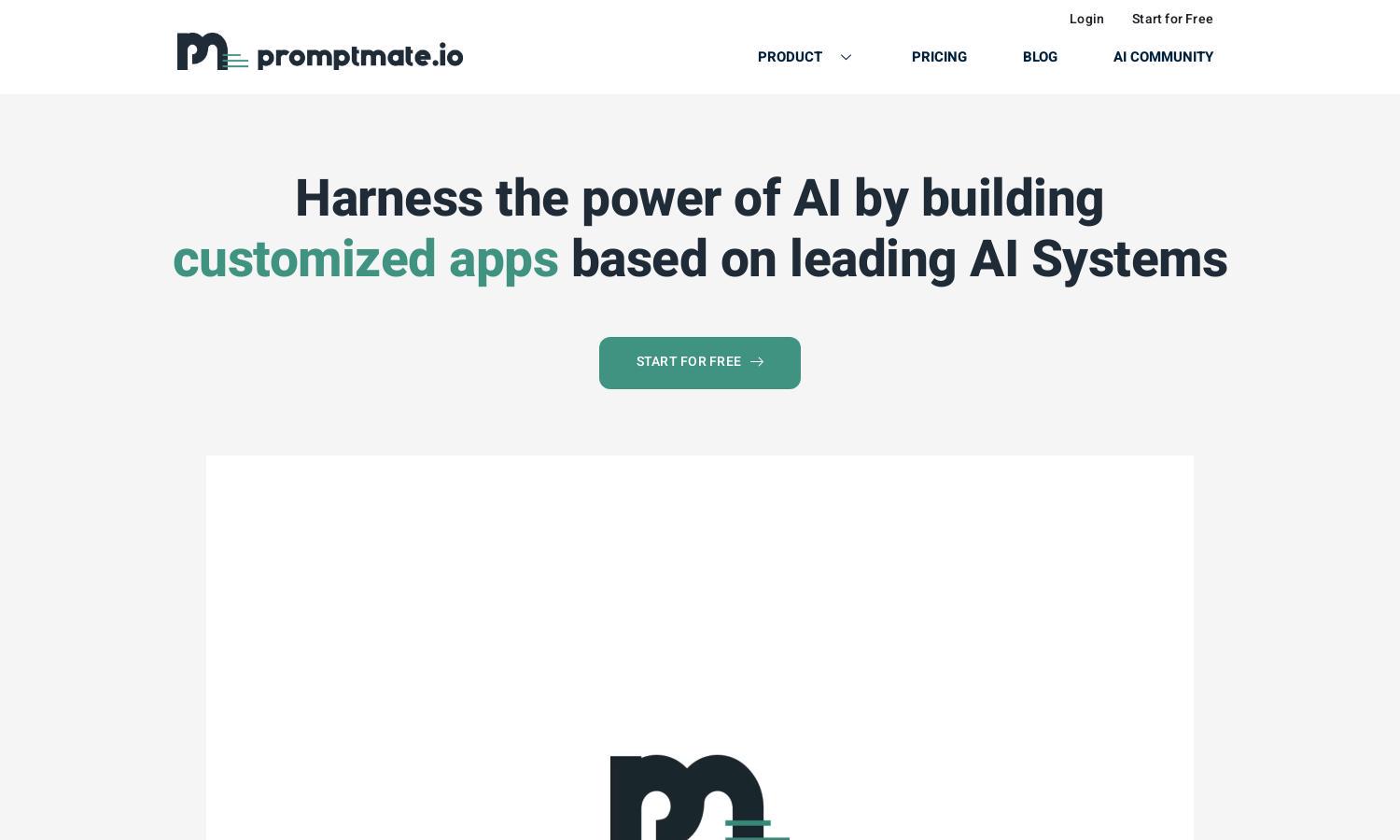 promptmate.io Website