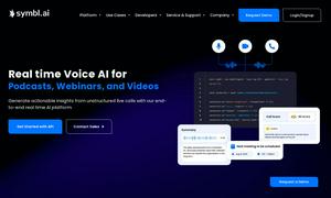 Symbl.ai Website