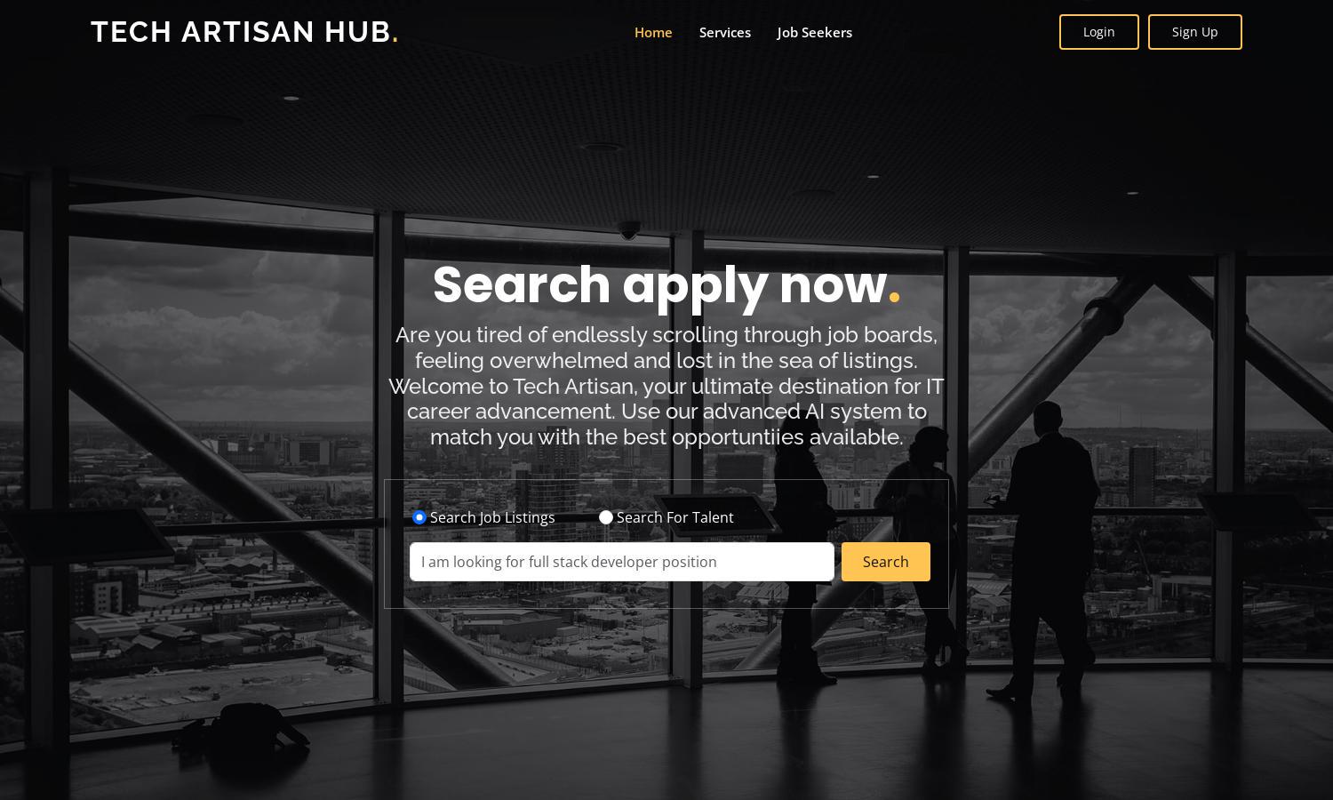 Tech Artisan Hub Website