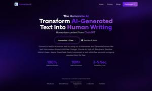 The Humanize AI Website
